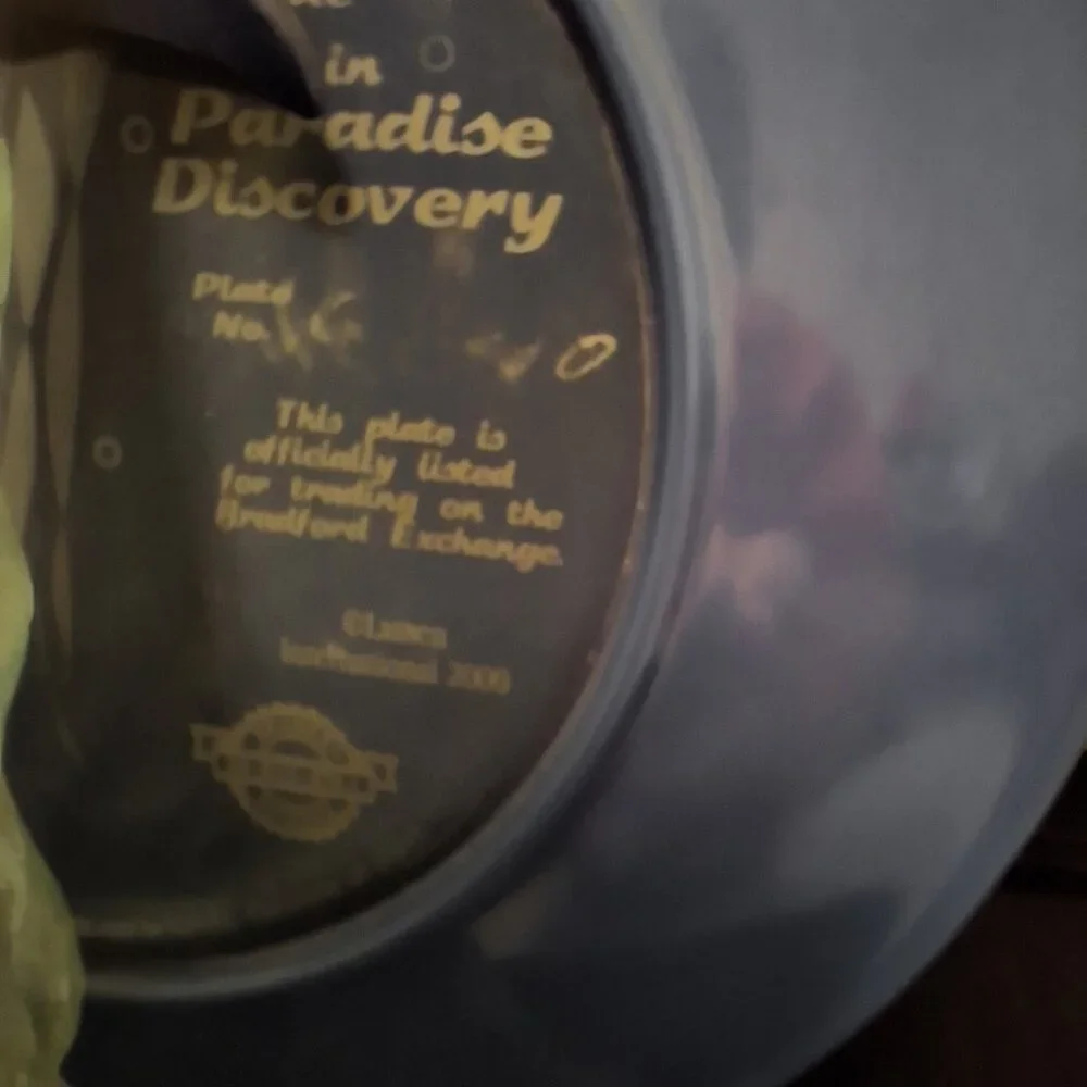 The Bradford Exchange Paradise Discovery Series Vintage Collector Plates - Picture 12 of 16